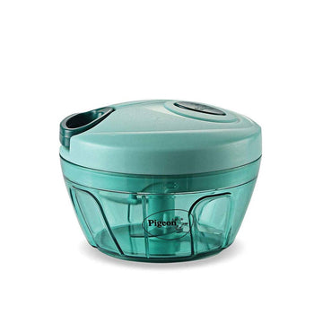 olypropylene Mini Handy and Compact Chopper with 3 Blades for Effortlessly Chopping Vegetables